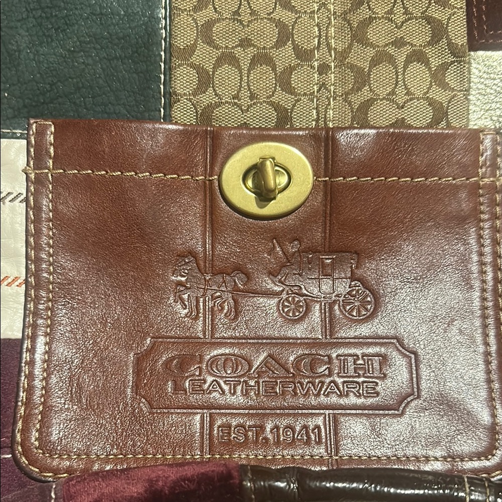 Limited Edition Coach Holiday Patchwork Shoulder … - image 2